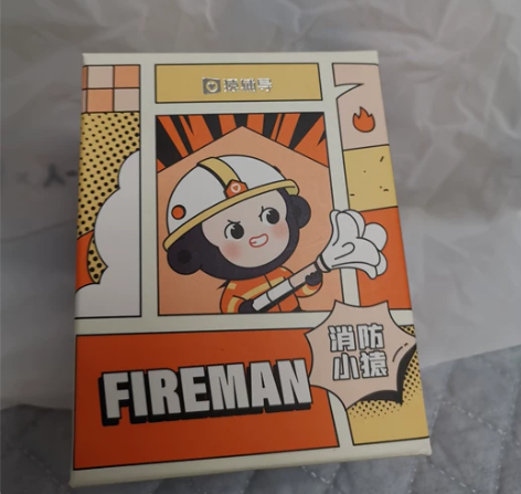 消防小猿  城市英雄系列消防员 小猿手办 ...