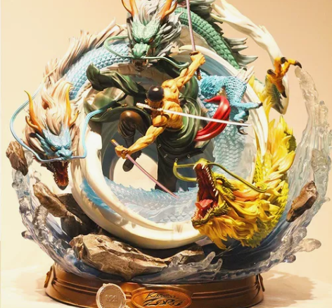 黑珍珠索隆手办 超强龙卷风 海贼王 索隆G...