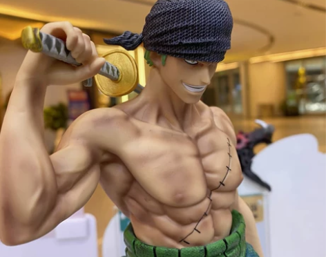 海贼王GK梦幻索隆双头雕模型摆件索隆超大G...