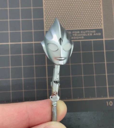 真骨雕迪迦 强力型 复合型 头雕重涂 银色...