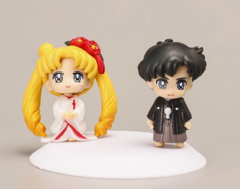 现货！美少女战士手办 和服婚纱水冰月地场卫...