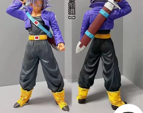 七龙珠GK特兰克斯超级赛亚人双头雕大型手办...