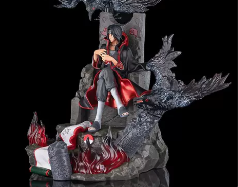 九尾手办 火影忍者GK王座宇智波鼬带土晓组...