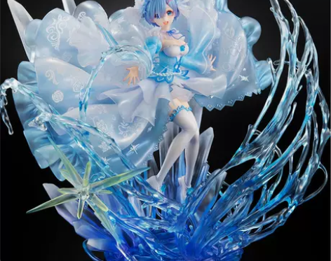 从零开始的异世界生活蕾姆水晶礼服手办摆件生...