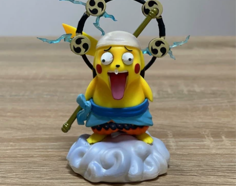 海贼王GK雷神艾尼路皮卡丘COS恶搞搞笑表...