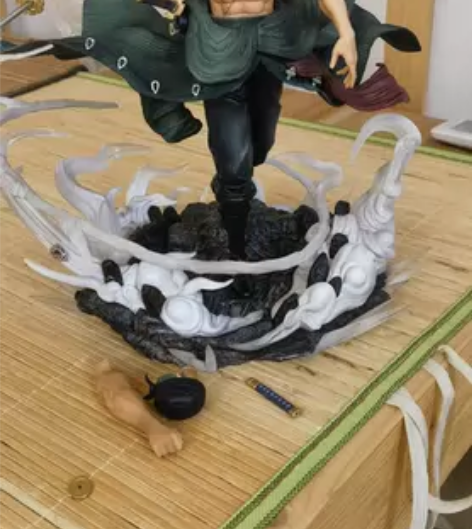 日版海贼王草帽团三千世界索隆路飞鹰眼手办雕...