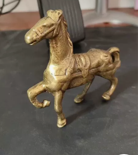 铜器铜马摆件 纯铜马到成功工艺摆件收藏 古...