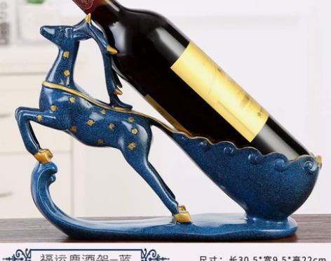 招财鹿装饰品客厅摆件工艺礼品玄关电视柜酒柜...