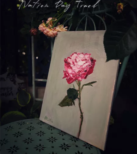 手绘油画【丙烯～油画～刮刀画～风景人物装饰...