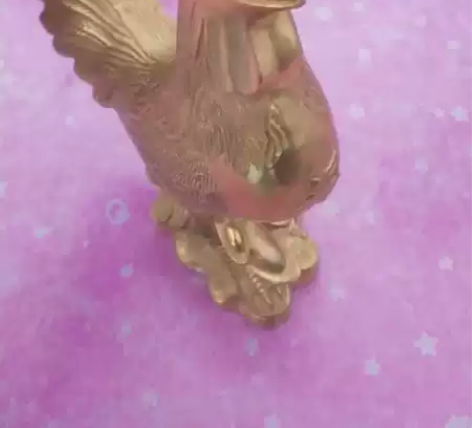 铜鸡摆件纯铜大号小号卧室金鸡铜公鸡元宝鸡桌...