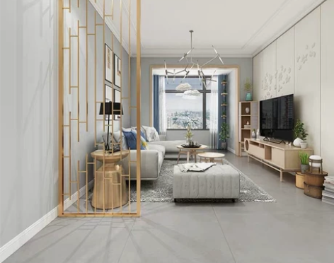 铁艺屏风隔断墙客厅镂空办公装饰入户玄关北欧...