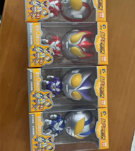 亲子互动，奥特曼变形公仔！4个打包，全新未...