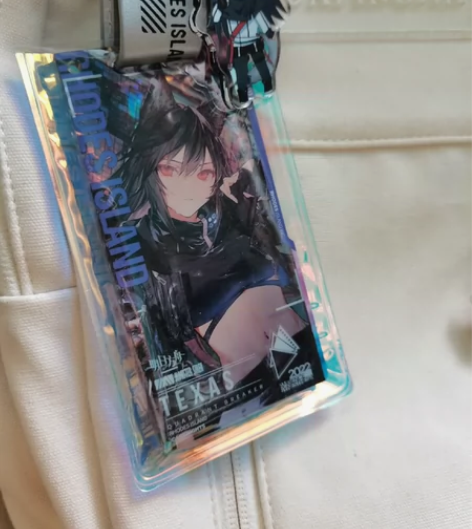 明日方舟通行证镭射保护套 通用二次元周边谷...