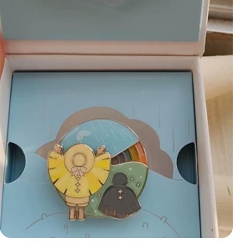 【全款现货】全新未rua光遇三周年彩虹徽章...