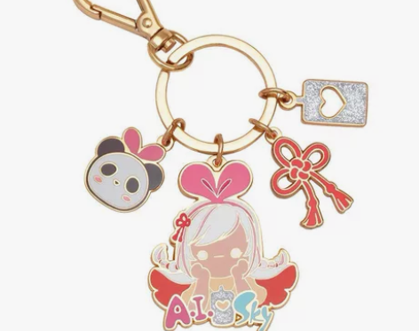 【现货】光遇绊爱徽章 nfc 光之爱钥匙扣...