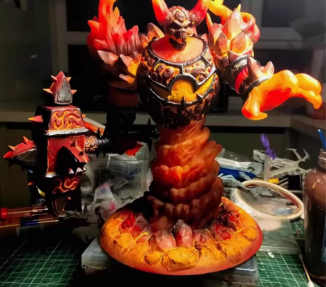 #潮流盲盒手办 拉格纳罗斯 炎魔之王  大...