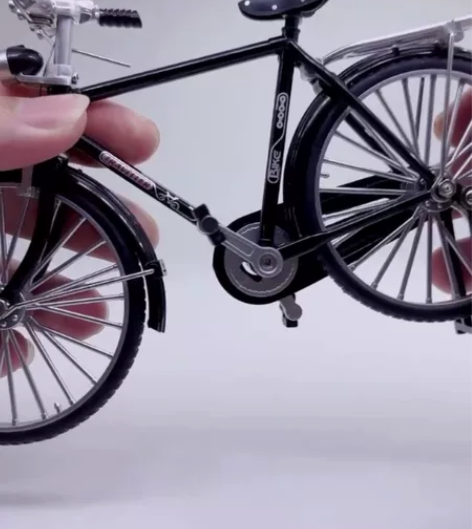 经典1：10合金二八杠自行车模型复古怀旧老...