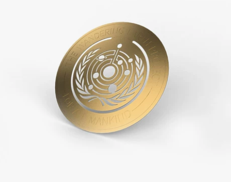 赛凡科幻空间流浪地球正版周边徽标黄铜书签 ...