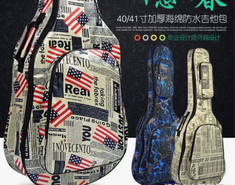 全新木吉他包，加厚防水双肩40/41寸吉他...