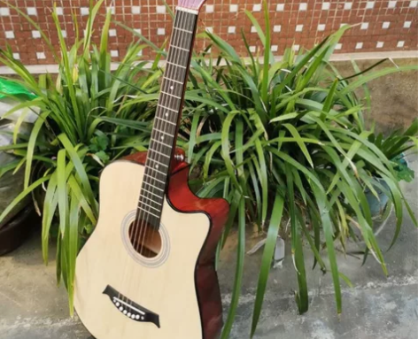 【便宜处理】吉他41寸民谣吉他，木吉他全新...