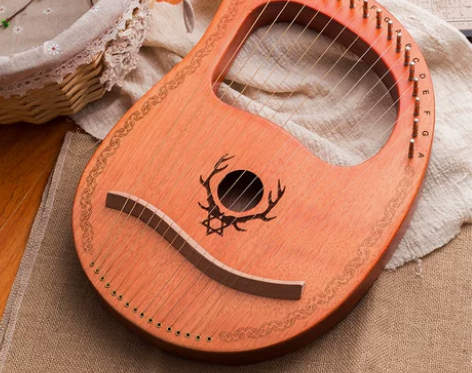 蒂朵lyre琴19弦莱雅琴16弦竖琴乐器便...