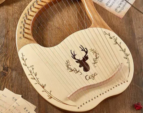 正品全新cega莱雅琴小竖琴24弦小竖琴3...