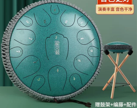 【年货价】鲁儒空灵鼓初学者专业级色空鼓正品...