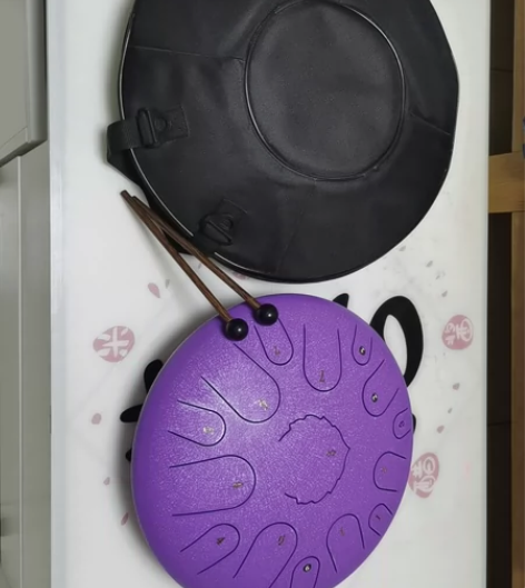 莲花鼓14寸15音空灵鼓色空鼓铜舌鼓碳钢钛...