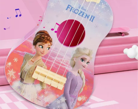 迪士尼儿童尤克里里小吉他男孩女孩乐器玩具可...