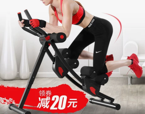 美腰机收腹机腹肌健身器材家用女马甲线减腰瘦...