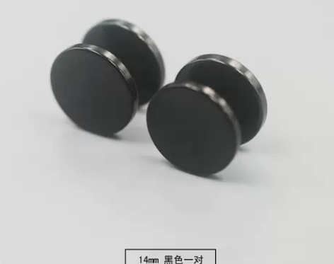 潮牌权志龙GD韩版钛钢哑铃简约男士耳钉单只...