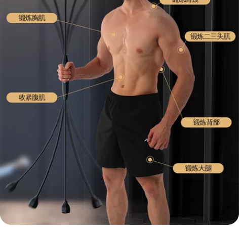 李宁弹力棒健身器材棍家用训练减肥神器飞力仕...