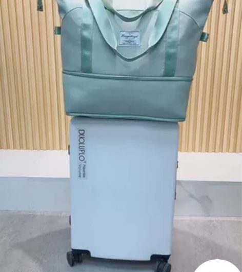 旅行包大容量女短途行李包收纳袋牛津布手提包...