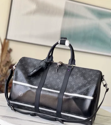 LV男包男士旅行包健身包旅行袋KEEPAL...