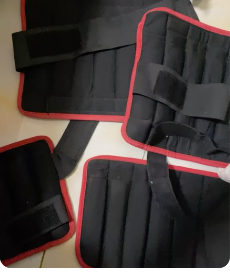 #运动健身器材 沙袋绑腿负重装备跑步训练运...