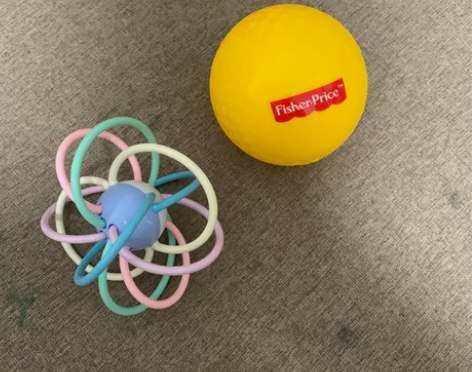 费雪婴儿玩具球宝宝初级训练球手抓拍拍球儿童...