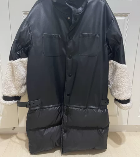 bosie 明星款 上面皮棉，下面羽绒 焦...