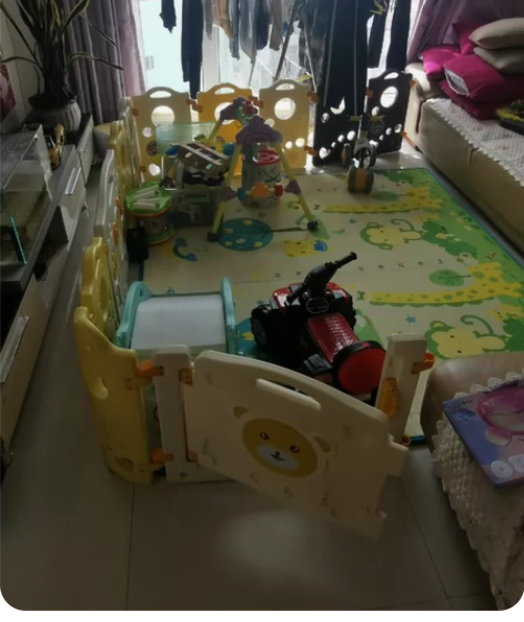 澳乐儿童游戏围栏，适用于1.8m*2m的地...