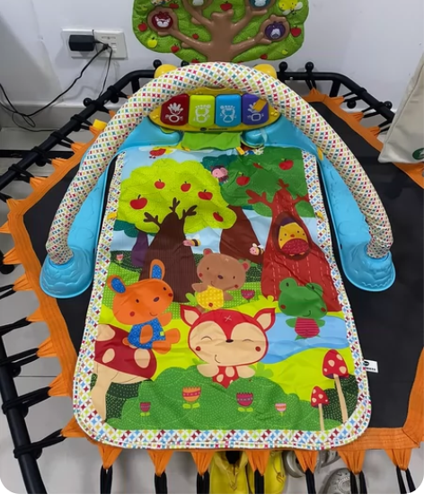 伟易达婴幼儿苹果树脚踏钢琴健身架3-6-1...