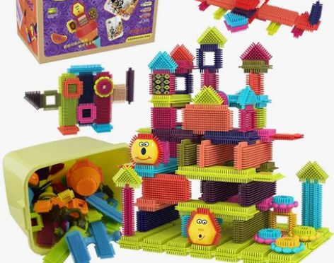 山东6人收藏 纽奇刺刺鬃毛积木3-6周岁大...