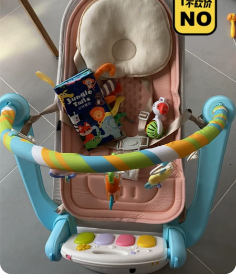 婴儿健身架,脚踏钢琴摇摇椅。带娃神器。孩子...