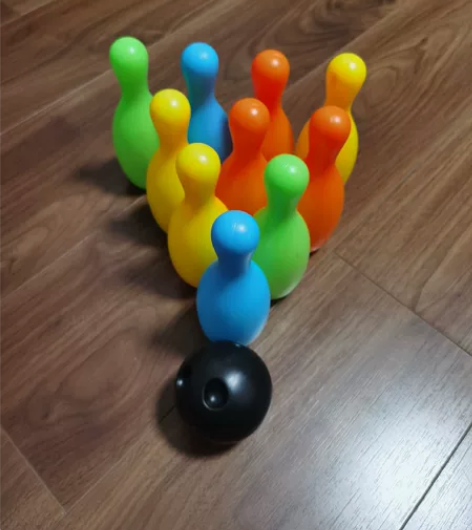 保龄球玩具,塑料,九成新~ 感兴趣的话点“...