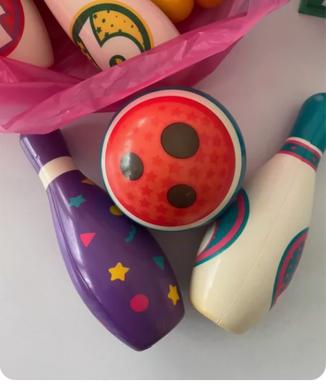 转低幼儿童玩具保龄球12个球2个 保龄球玩...