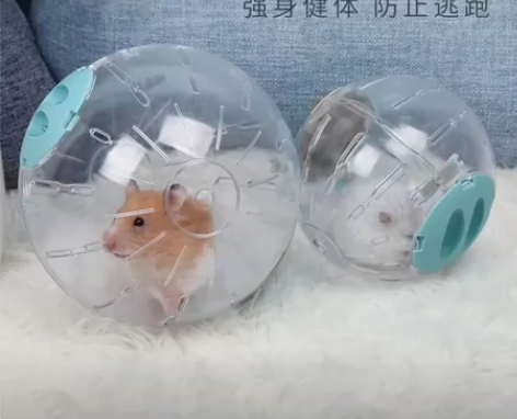 仓鼠滚球跑球跑步球透明跑步机玩具滚轮运动球...