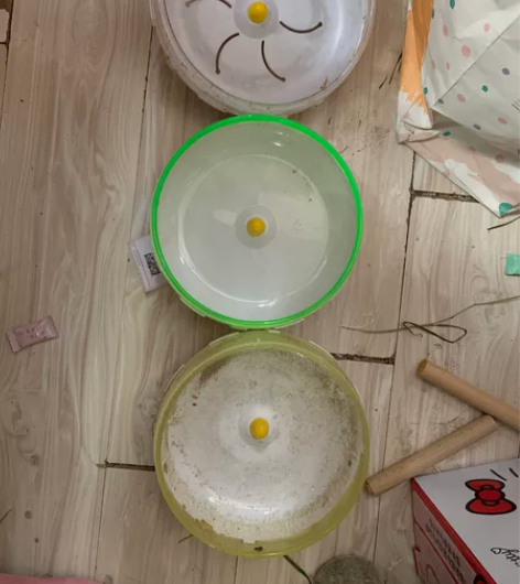 卡诺仓鼠跑轮超静音带支架滚轮金丝熊跑步球专...