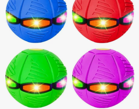 特价！飞碟球魔幻脚踩球儿童弹力变形球解压玩...