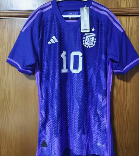【阿根廷2022卡塔尔世界杯客场球衣】 全...