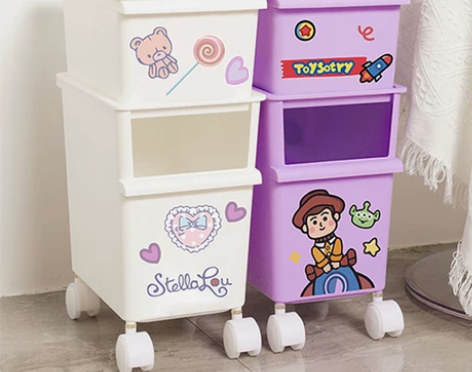 收纳箱 儿童玩具带轮储物整理神器婴儿宠物零...