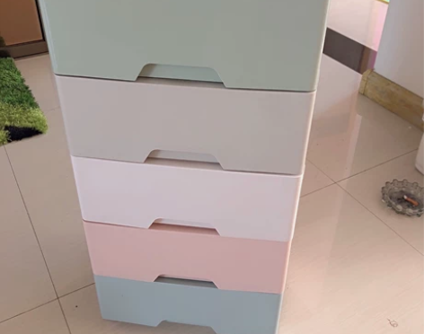 【全新清仓】加厚塑料多层床头抽屉式收纳柜儿童置物收纳箱储物柜...