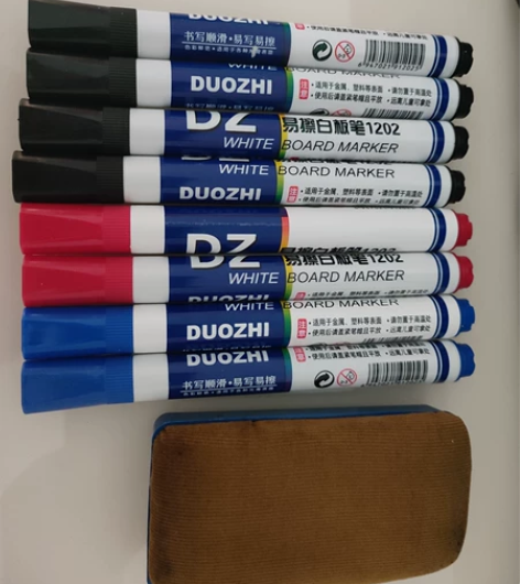 白板笔  多色   套装（2红2蓝4黑）加...